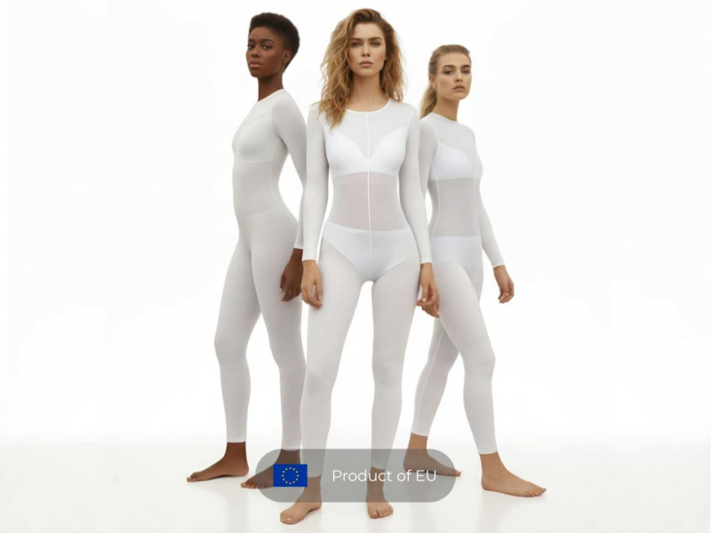 Anzug für Endermologie*-ähnliche / Vakuummassagebehandlungen für Frauen <b>(ohne Fußteil)</b>